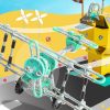 The OffBits Építsd meg magad Repülőtér készlet AirportBit
