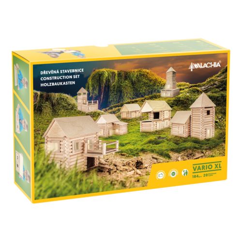 Walachia fa építőkészlet Vario XL 184 db