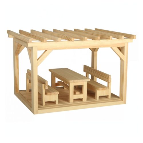 Walachia fa építőkészlet Pergola 110 db