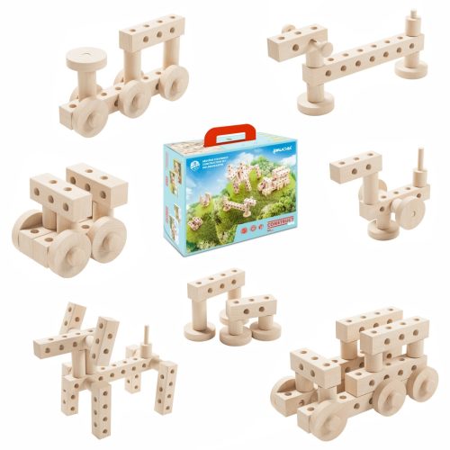 Walachia fa építőkészlet Construct mini 44 db