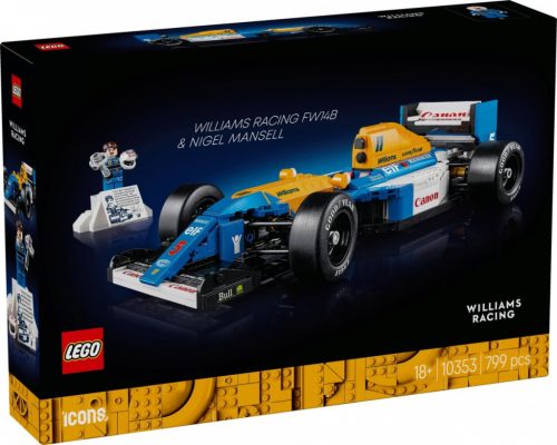 LEGO Icons 10353 Williams Racing FW14B és Nigel Mansell
