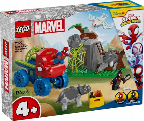 LEGO Marvel 11199 Pókcsapat: mentőakció a dinómarkolóval