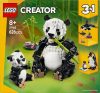 LEGO Creator 3-in-1 31165 Vadállatok: Pandacsalád