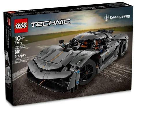 LEGO Technic 42173 Koenigsegg Jesko Absolut szürke hiperautó
