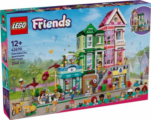 LEGO Friends 42670 Heartlake City lakások és üzletek