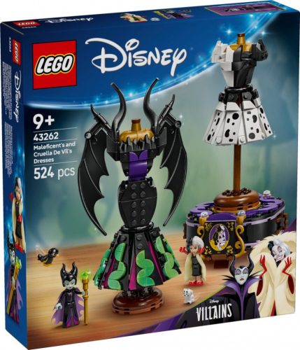 LEGO Disney 43262 Demóna és Szörnyella De Frász ruhái