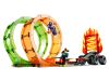 LEGO City 60339 Kaszkadőr aréna dupla hurokkal