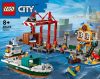 LEGO City 60422 Tengerparti kikötő teherszállító hajóval