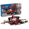 LEGO City 60443 F1-es boxutca és személyzet, Ferrari autóval
