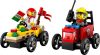 LEGO City 60458 Pizzásautó vs. tűzoltóautó, versenyautós csomag