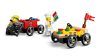 LEGO City 60458 Pizzásautó vs. tűzoltóautó, versenyautós csomag