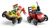 LEGO City 60458 Pizzásautó vs. tűzoltóautó, versenyautós csomag
