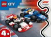 LEGO City 60464 F1-es Williams Racing és Haas F1 versenyautók