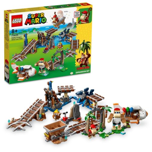 LEGO Super Mario 71425 Diddy Kong utazása a bányacsillében kiegészítő szett