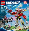 LEGO DREAMZzz 71497 Cooper tigrisrobotja és Zero hot rod autója