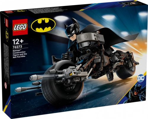 LEGO DC 76273 Batman építőfigura és a batmotor