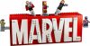 LEGO Marvel 76313 MARVEL logó és minifigurák