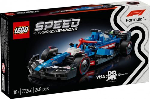 LEGO Speed Champions 77246 Visa Cash App RB VCARB 01 F1 versenyautó