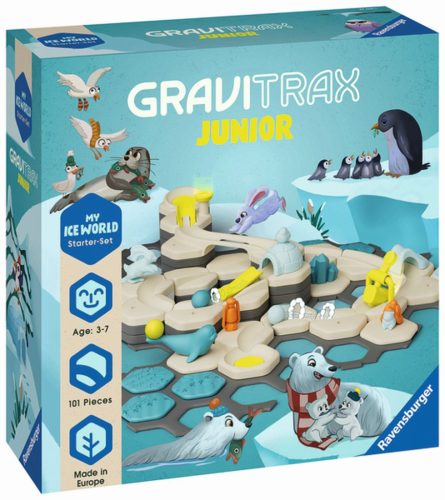 Ravensburger GraviTrax Junior Ice World kezdőkészlet golyópálya építőkészlet