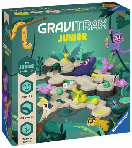Ravensburger GraviTrax Junior Jungle kezdőkészlet golyópálya építőkészlet