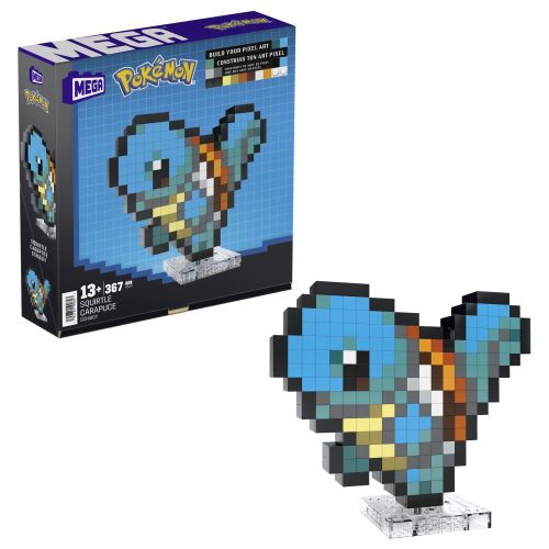 MEGA Pokemon kompatibilis építőjáték Pixel Art Squirtle