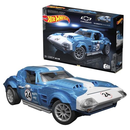 MEGA Construx Hot Wheels kompatibilis építőjáték Chevrolet '63 Corvette Grand Sport