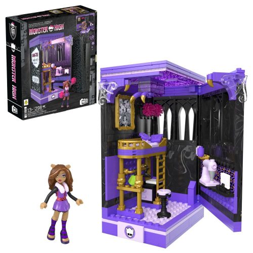 MEGA kompatibilis építőjáték Monster High Clawdeen Wolf és kriptája