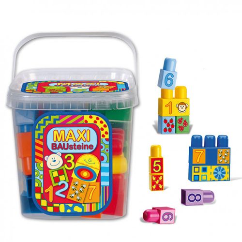 Dohány Toys Maxi Építőkockák számokkal 34db