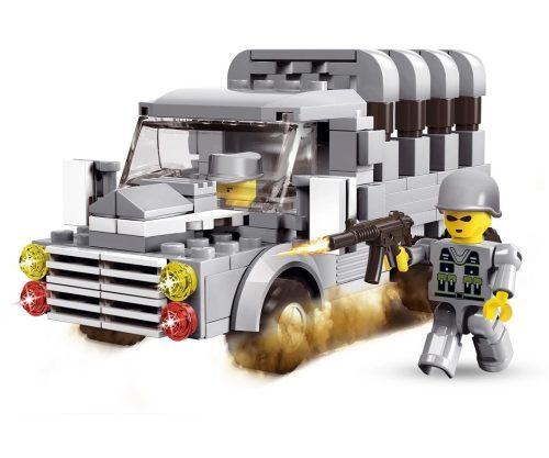 Alleblox kompatibilis építőjáték Military Force Katonai jármű 169 db