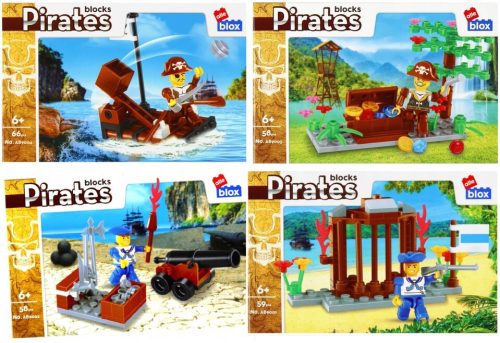 Alleblox kompatibilis építőjáték Pirates Kalózok 55-66 db (többféle) 1 db