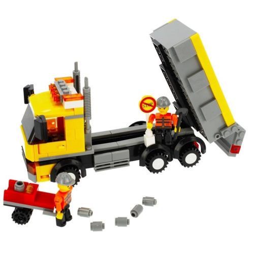 Alleblox kompatibilis építőjáték Construczion Crew Dömper 221 db
