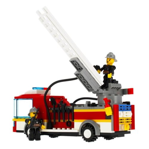 Alleblox kompatibilis építőjáték Fire Brigade Létrás tűzoltóautó 196 db