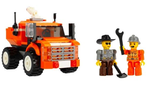 Alleblox kompatibilis építőjáték Towing Service Közúti biztonsági autó 171 db