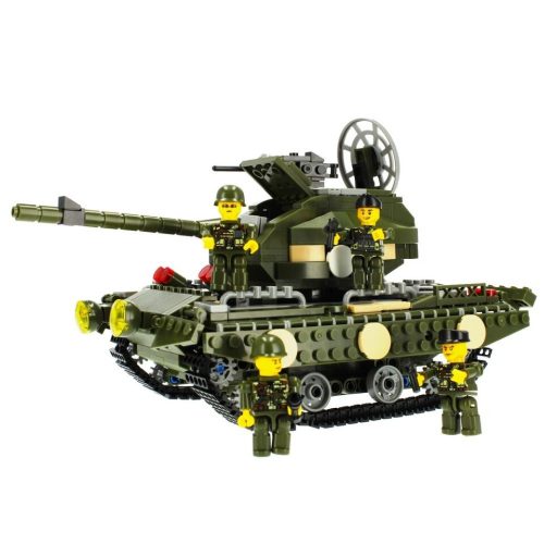 Alleblox kompatibilis építőjáték Military Force Tank 563 db