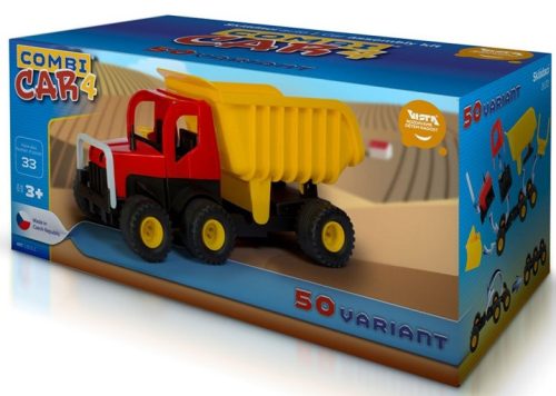 Combi Car 4 műanyag átalakítható építőjáték 50 variáció teherautó